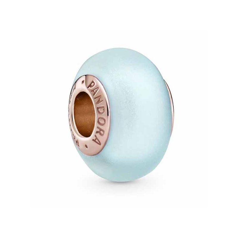 Pandora Matte Blue Murano Glass hela 789420C00-1