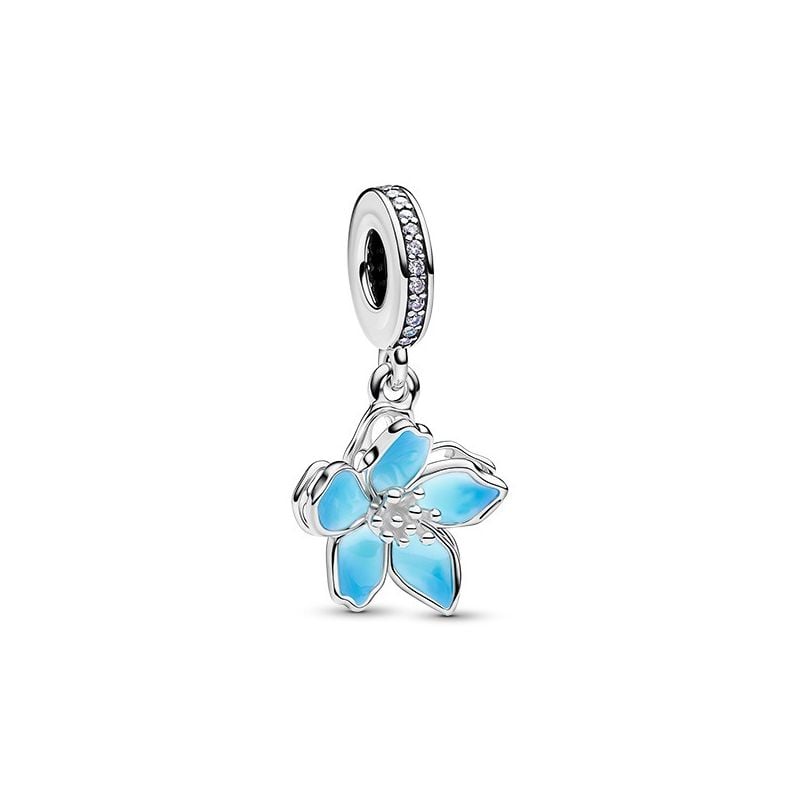 Pandora Blue Blossom Dangle hela 790667C02