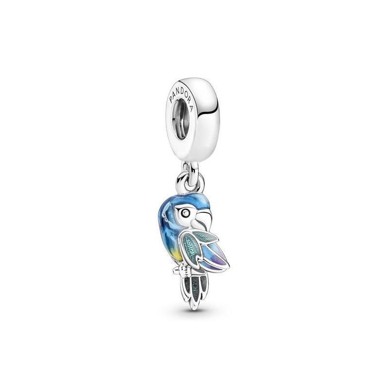 Pandora Moments Jungle Paradise Parrot Dangle Charm hela 791679C01-1