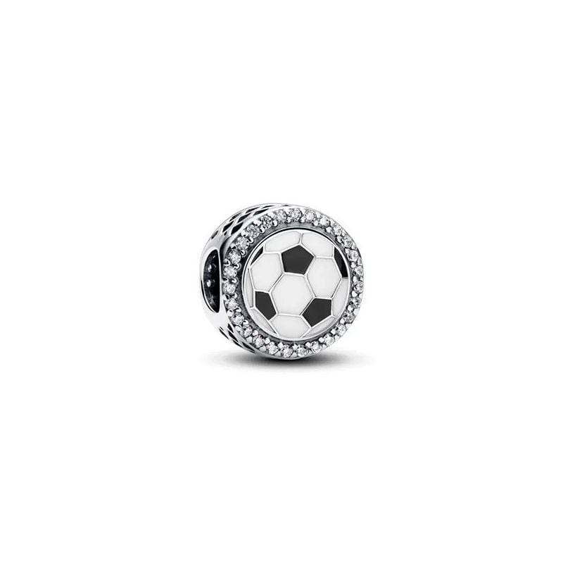 Pandora Engravable Soccer hela 792016CZ_E075