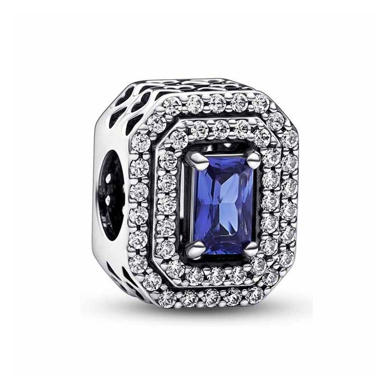 Pandora Timeless Blue Sparkling Levelled Rectangular hela 792385C01-1