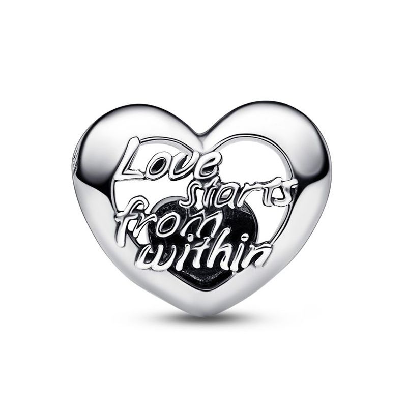 Pandora Moments Openwork Heart & Script hela 792512C00-1