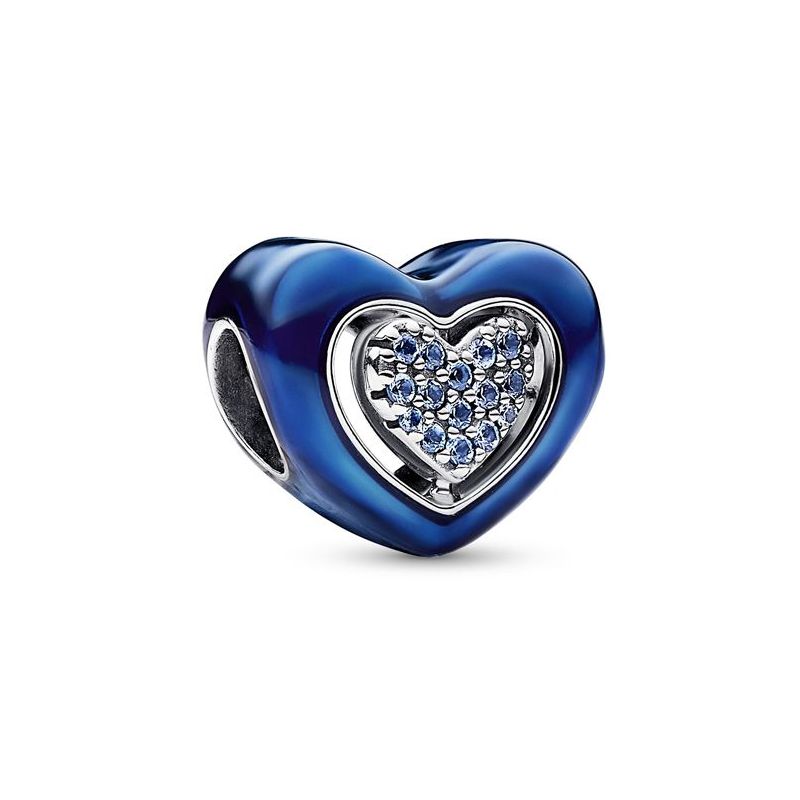 Pandora Blue Spinnable Heart hela 792750C01-1