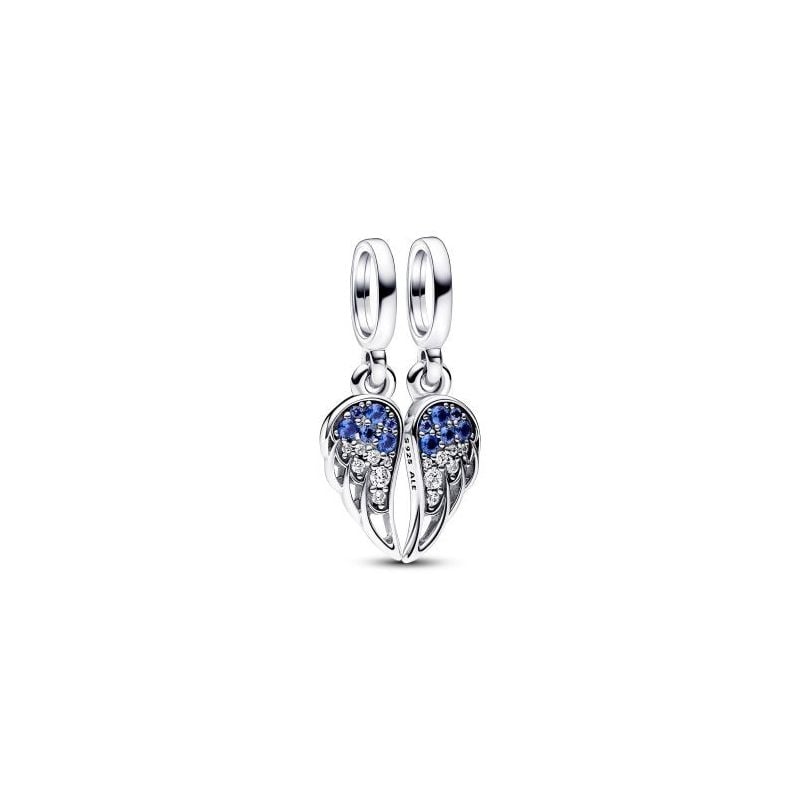 Pandora Sparkling Splitable Angel Wings Dangle Berlock 792821C01-1