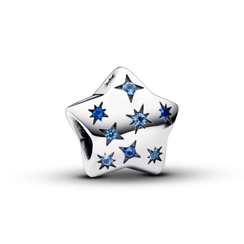 Pandora Sparkling Blue Star hela 792974C01-0