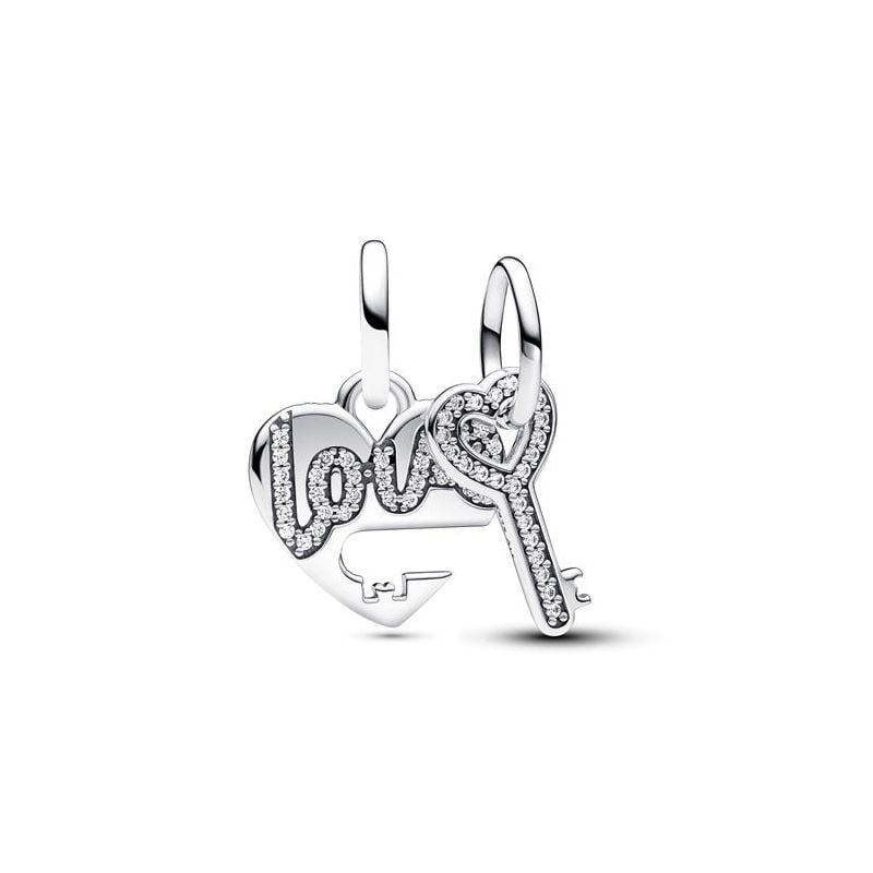 Pandora Love Heart & Key hela 793081C01-1