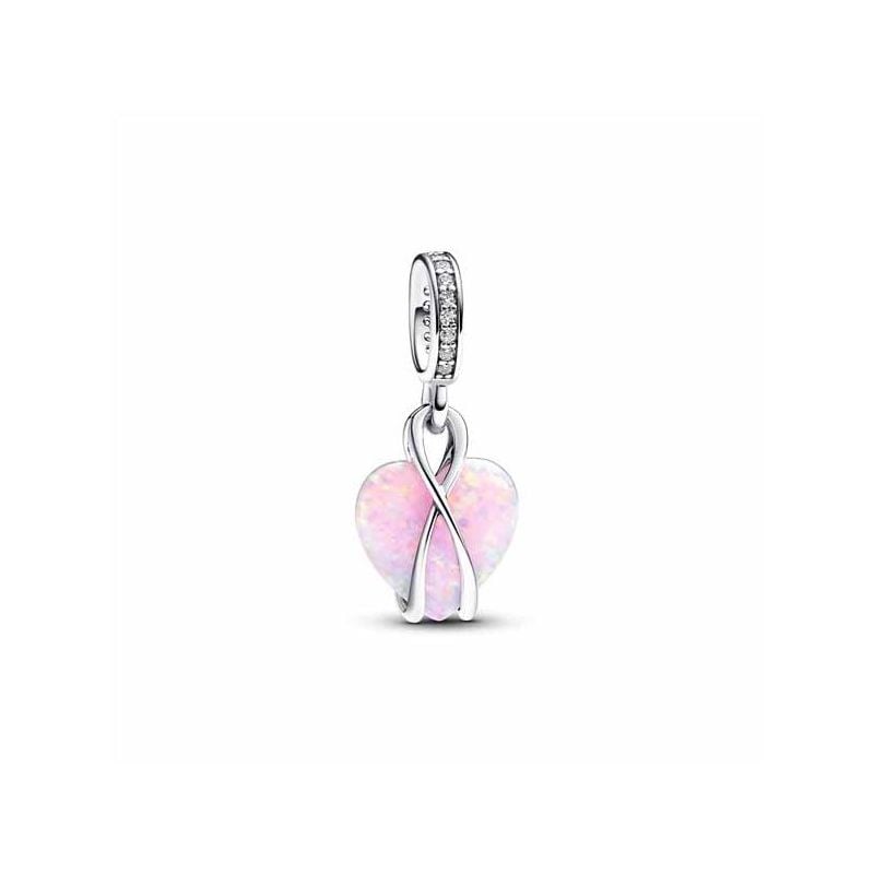 Pandora Mum Opalescent Heart Dangle hela 793202C01-1