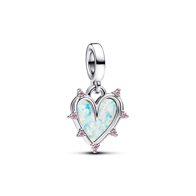 Pandora Friendship Opalescent Double Dangle Charm hela 793434C01-1