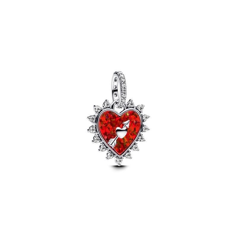Pandora Spinnable Arrow Heart Dangle hela 793667C01-1