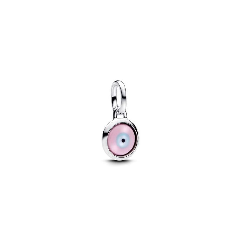 Pandora Engravable Evil Eye Murano Glass Mini Dangle hela 793693C00-1