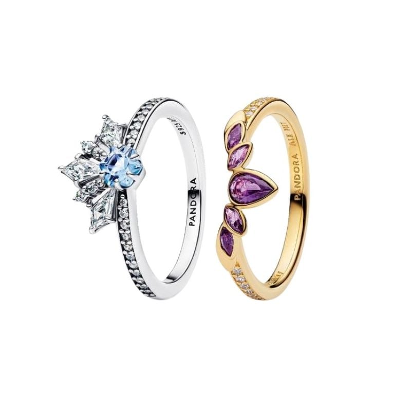 Pandora Disney Frozen Queen Elsa & Anna Ring-Set