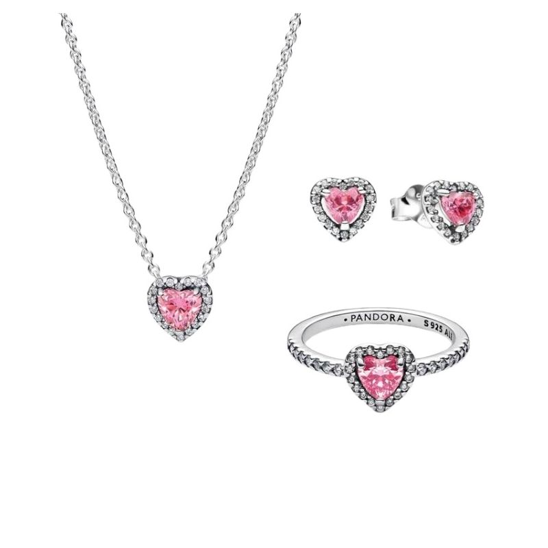 Pandora Pink Hearts Schmuckset