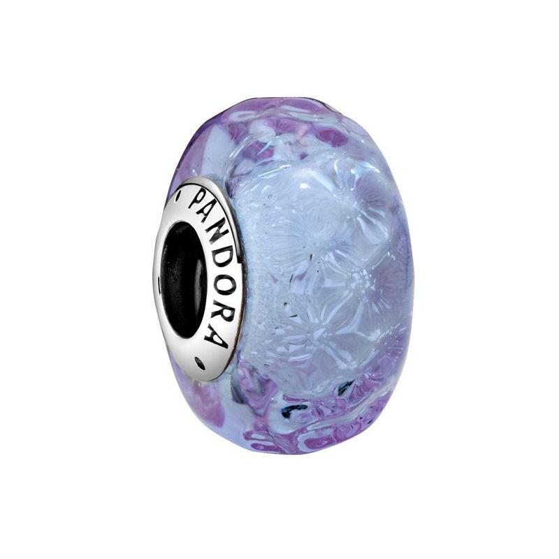 Pandora Wavy Lavender Murano hela 798875C00-1