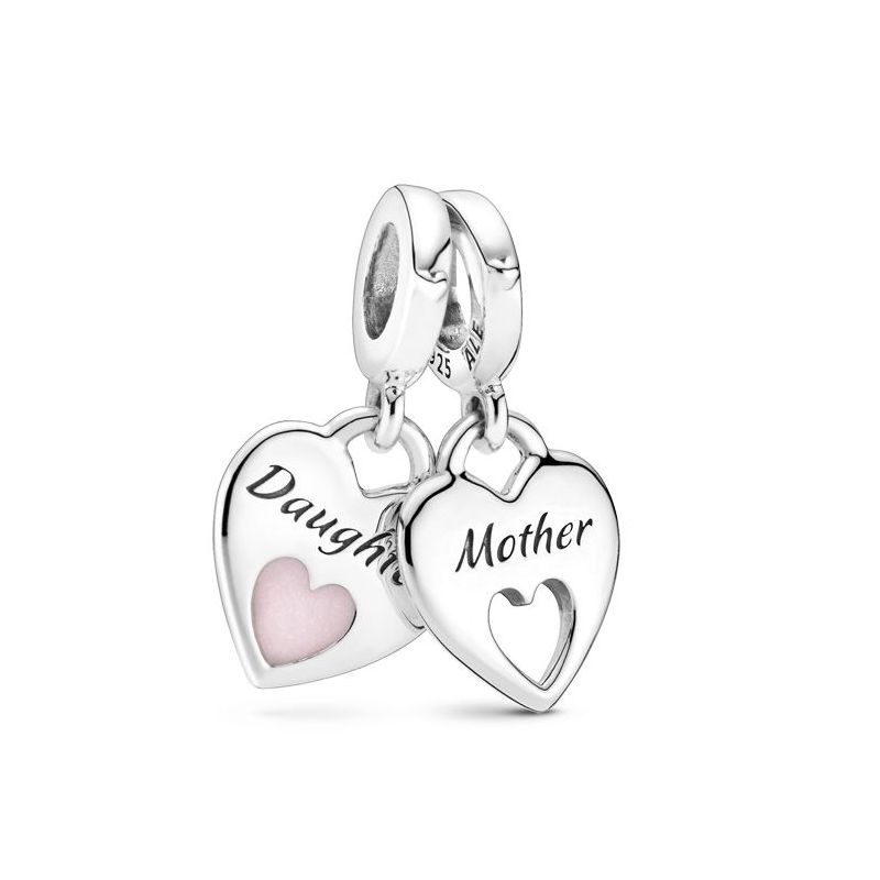 Pandora Mother & Daughter Split Heart hela 799187C01-1