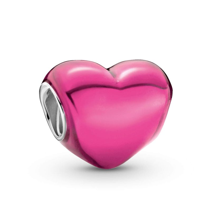 Pandora Metallic Pink Heart hela 799291C03