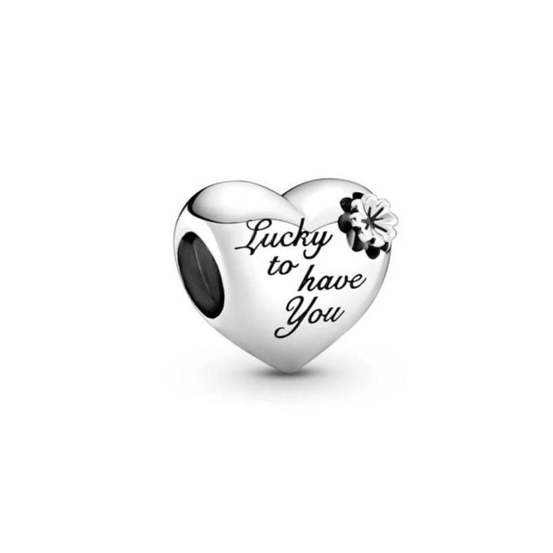 PAN HOP RS HEART & CLOVER CHARM-1