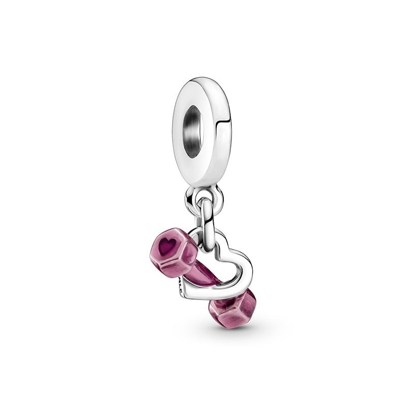 Pandora Dumbbell & Heart hela 799545C01-2