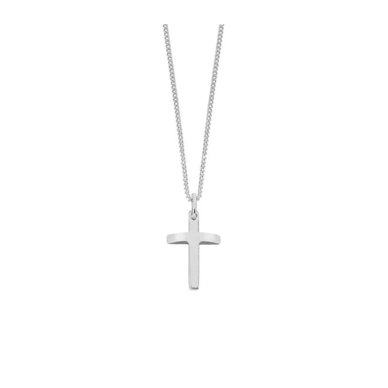 Silver Cross Necklace 81571N
