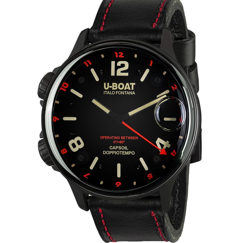 U-Boat Doppiotempo 55 DLC Red Rehaut 9673-1