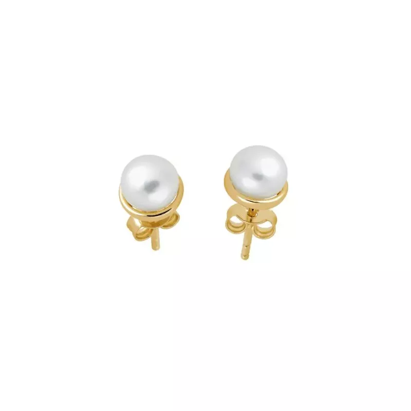 Goldene Ohrringe 9KYG-GE0372WFM-N