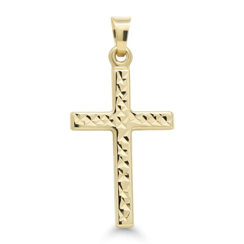 Goldenes Kreuzanhänger A-P3434-2