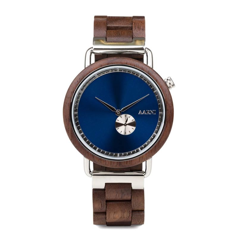 Aarni Sirius Pähkinäpuu Armbanduhr 6430066270989-1