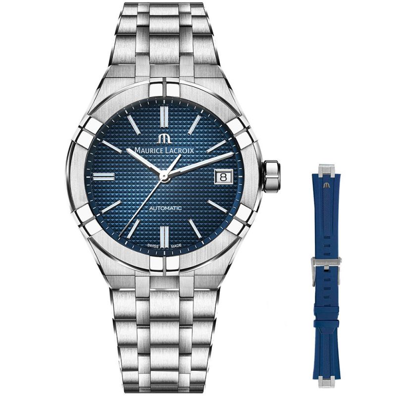 Maurice Lacroix Aikon Automatic 39 mm AI6007-SS002-430-2 / + silikoniranneke