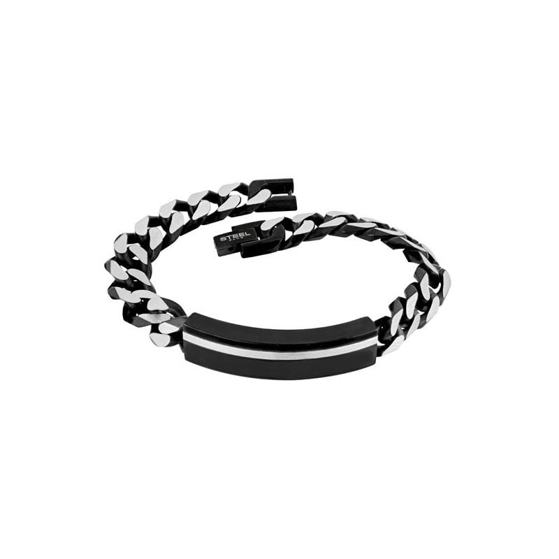 Teräsrannekoru B2101-003-21.5CM-1