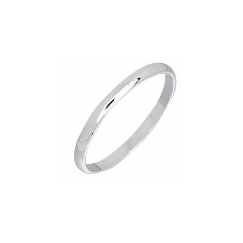 Ring /  Weißes Gold 2mm