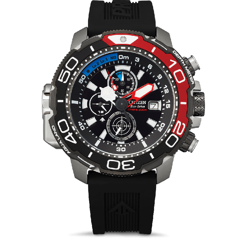 CTZ M PYÖ KUMI ECO-DRIVE MUSTA /PUN 200M-1