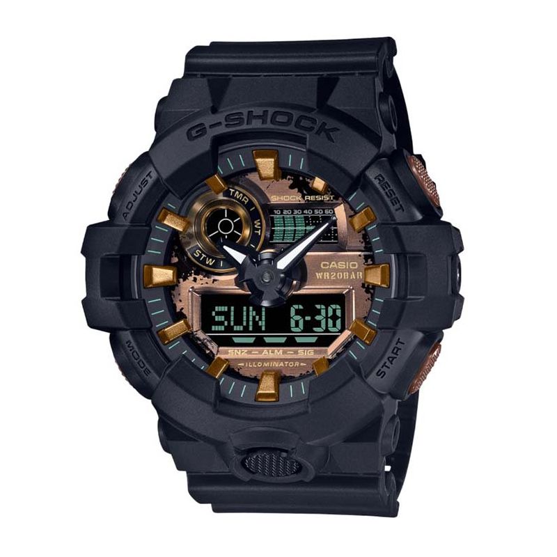 Casio G-Shock BLACK & RUST Limited Edition GA-700RC-1AER-1