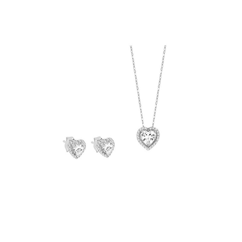 Silberschmuckset, Herz