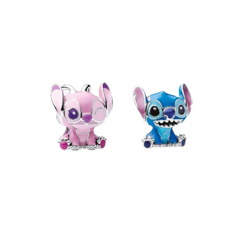 Disney x Pandora Stitch and Angel Charm Duo Set