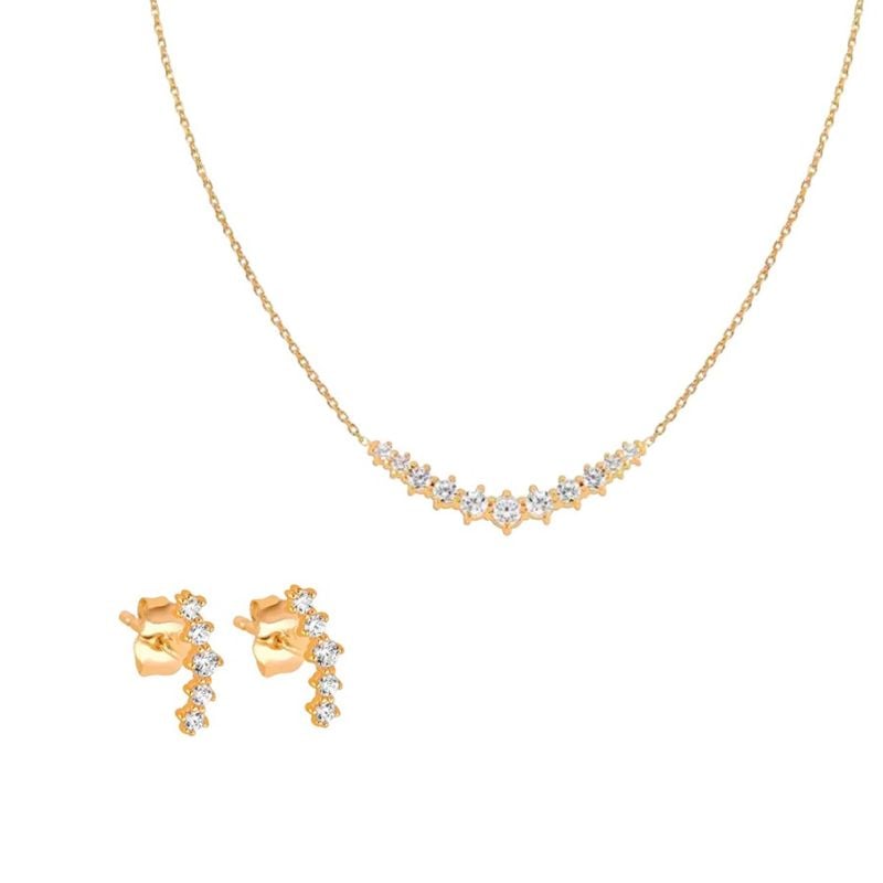 Goldenes Schmuckset