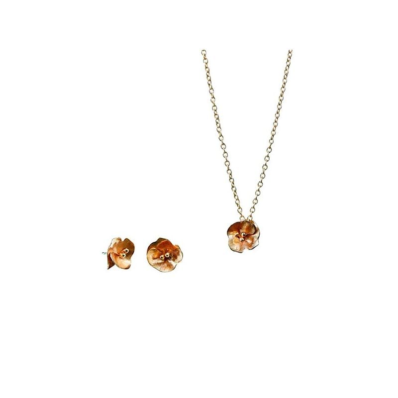 Kalevala Summer Night Rose Schmuckset, Bronze