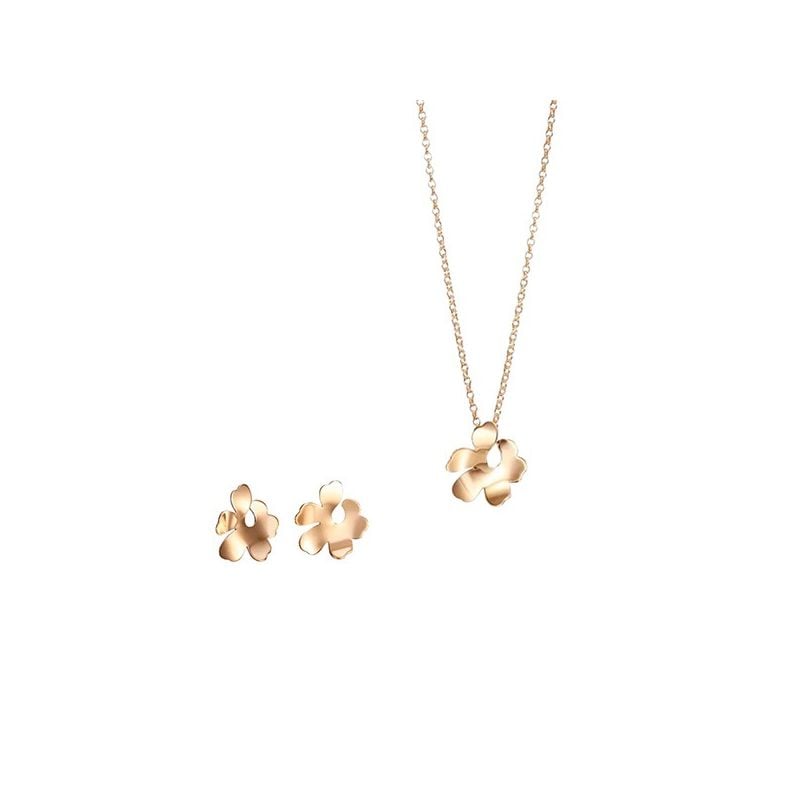 Kalevala x Marimekko Unikko Schmuckset 14K Gold