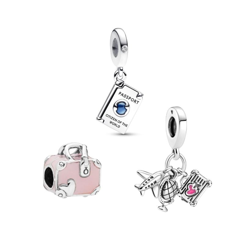 Pandora Travel Lover Charm-Set