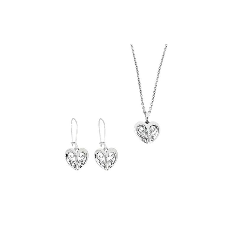 Silberschmuckset, Herzen