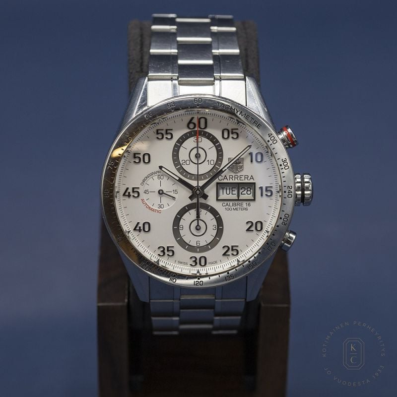Pre-Owned Tag Heuer Carrera CV2A11.BA0796 Chronograph Cal. 16 -1