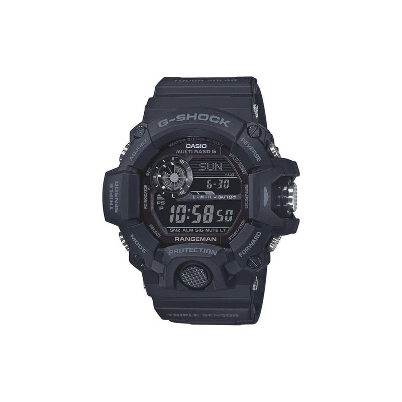 Casio G-Shock Black-Out Rangeman Solar -rannekello GW-9400-1BER-1