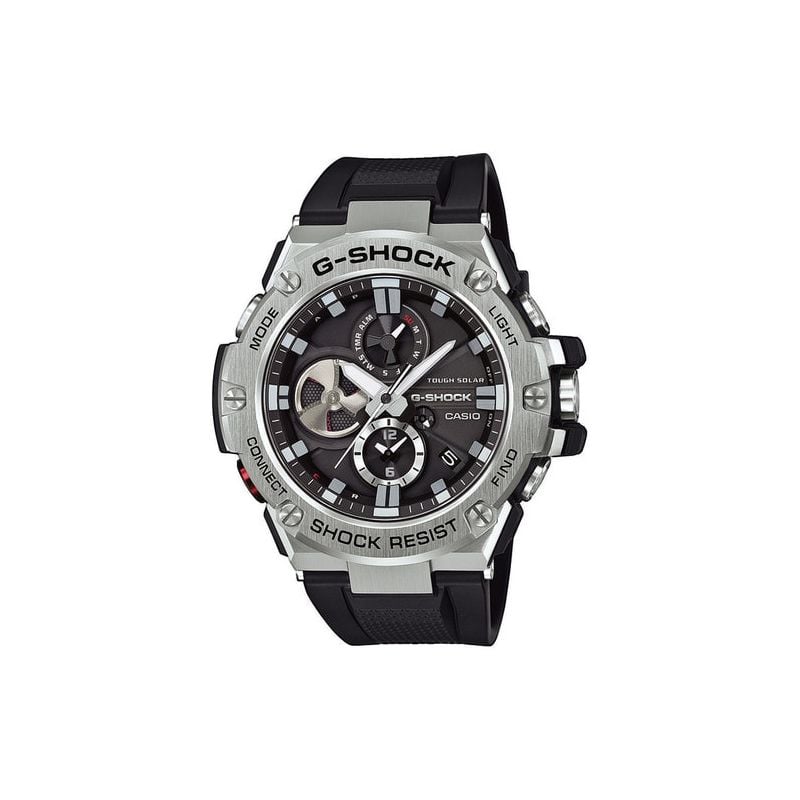 Casio G-Shock G-Steel Chrono Solar Premium -rannekello GST-B100-1AER-1