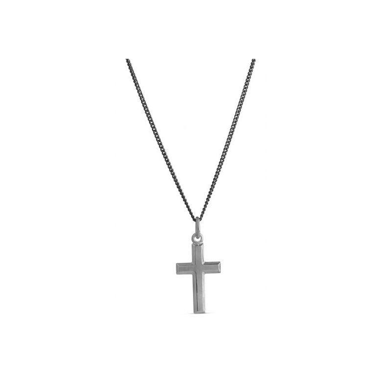 CK Silver hopeinen risti kaulakoru 4256653500-1