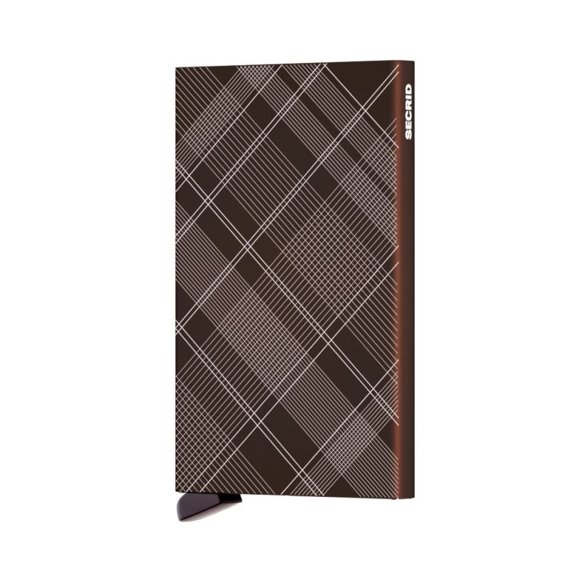 Secrid Cardprotector Tartan Brown CLA-TARTAN BROWN-1