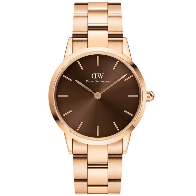 Daniel Wellington Iconic Link Amber 36 mm -rannekello DW00100461-1