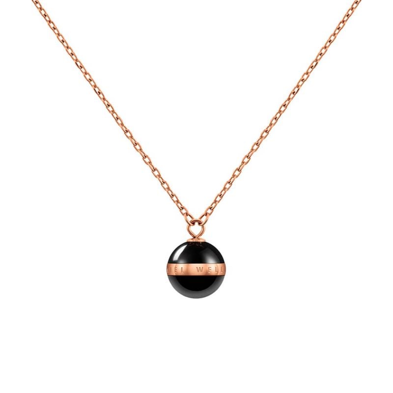 Daniel Wellington Aspiration Rose Gold Black -kaulakoru DW00400156-1