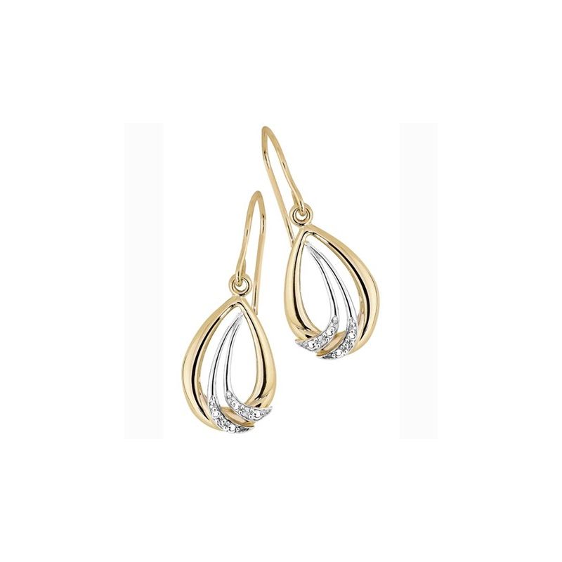 Brilliant Star - Diamanten Ohrringe E23374-1