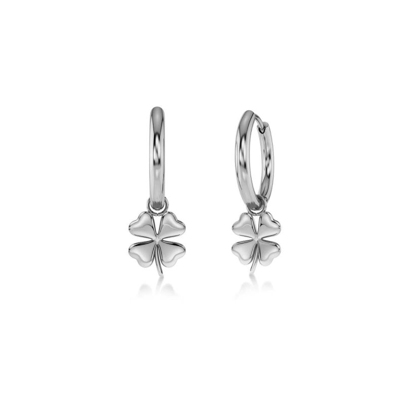 Edblad Lucky Mini Hoops Steel Ohrringe 130288