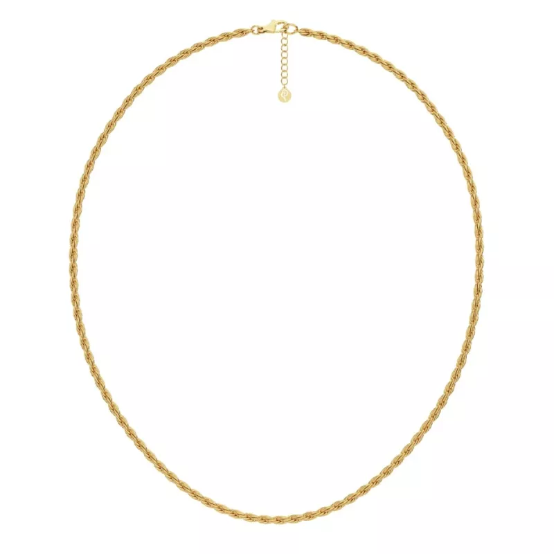 Edblad Rope Chain Necklace Gold 3mm 45-48cm 123506