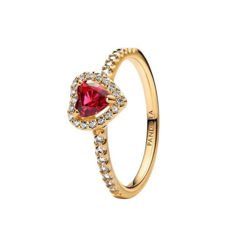 Pandora Elevated Heart Ring 168421C02-1