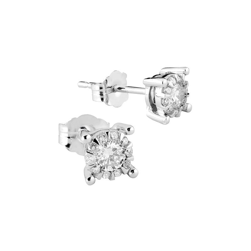Brilliant Star - Diamanten Ohrringe ES 5341 WG-1